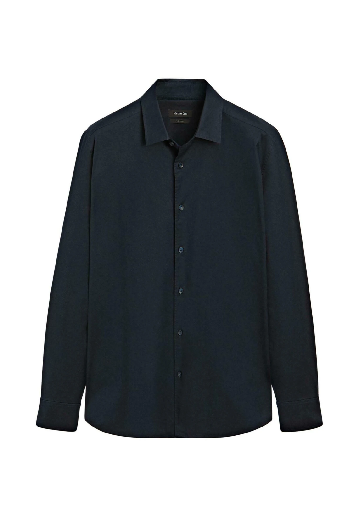 Massimo Dutti STRETCH COMFORT LONG SLEEVE - Shirt - Dark Blue 7 Massimo Dutti STRETCH COMFORT LONG SLEEVE - Shirt - Dark Blue - Image 5