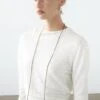 Massimo Dutti CREW NECK - Jumper - White -Massimo Dutti Shop 96fa172f8714426297ea9d6a2b770d3d