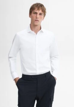 Massimo Dutti SLIM FIT - Formal Shirt - White