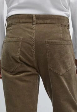 Massimo Dutti SLIM FIT CORDUROY - Slim Fit Jeans - Khaki -Massimo Dutti Shop 9722f8a94b3c4e64b9e17285b8f96b08
