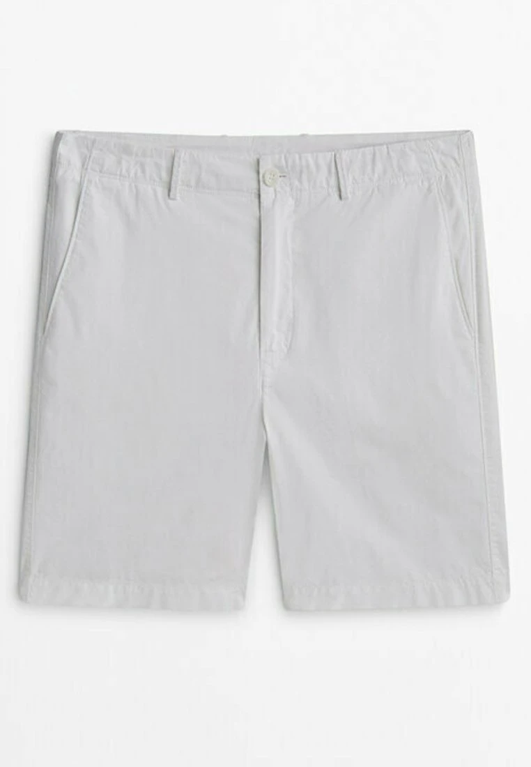 Massimo Dutti Micro-Twill Bermuda- Shorts - White 13 Massimo Dutti Micro-Twill Bermuda- Shorts - White - Image 11