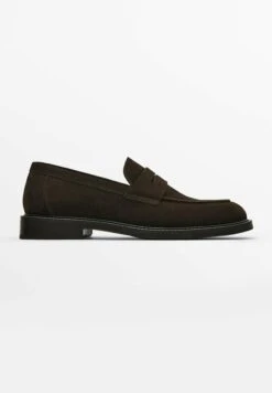 Massimo Dutti Tan Split - Slip-Ons - Brown -Massimo Dutti Shop 97a796b770b043dba0c1ea636e06c740