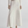 Massimo Dutti High-Waist Panelled - A-Line Skirt -Massimo Dutti Shop 97c1edff211b4867a38c59abb59517f1