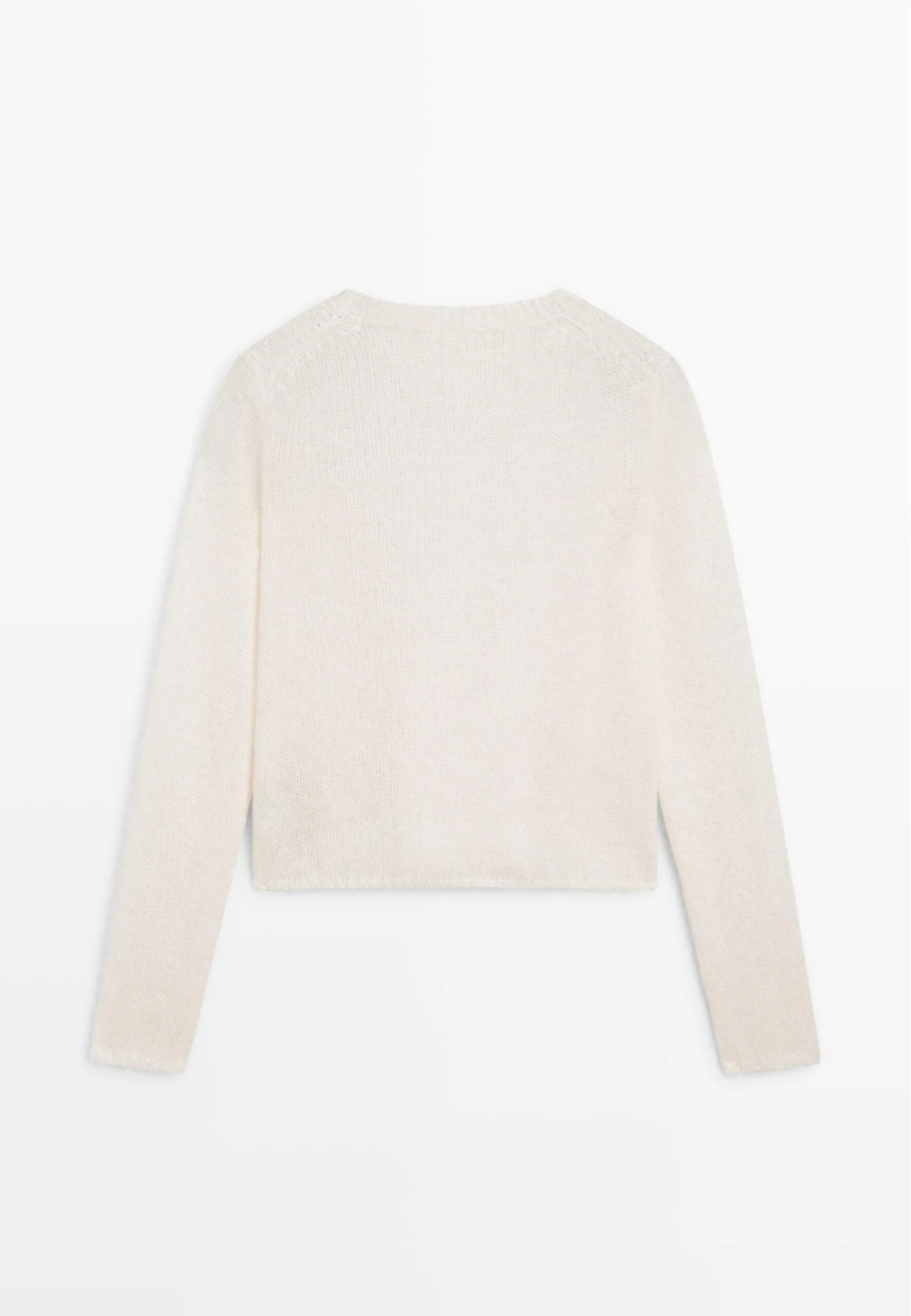 Massimo Dutti CREW NECK - Jumper - Beige 9 Massimo Dutti CREW NECK - Jumper - Beige - Image 7