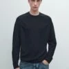 Massimo Dutti RAGLAN SLEEVE SWEATER - Jumper - Dark Blue 1 Massimo Dutti RAGLAN SLEEVE SWEATER - Jumper - Dark Blue -Massimo Dutti Shop 98164a42d703441cb2f142b73988021d