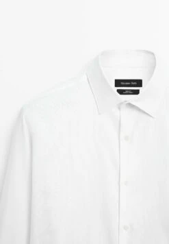 Massimo Dutti SLIM FIT OXFORD COLLAR - Formal Shirt - White -Massimo Dutti Shop 981d432c46cb400da550102c1332282f