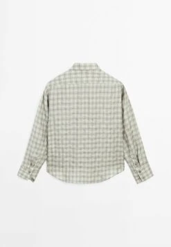 Massimo Dutti FLOWING CHECK GARMENT - Button-down Blouse - Grey 18 Massimo Dutti FLOWING CHECK GARMENT - Button-down Blouse - Grey -Massimo Dutti Shop 9829acda71d149b9837ef684e250bf15