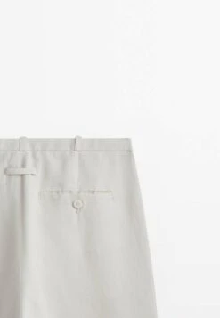 Massimo Dutti Waxed- Trousers - Beige -Massimo Dutti Shop 983a25da7f454f9b8d07e5263b06b3b8