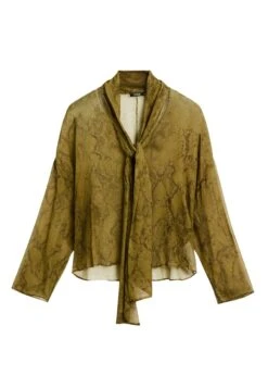 Massimo Dutti FLOWING ANIMAL PRINT GARMENT - Blouse - Green 15 Massimo Dutti FLOWING ANIMAL PRINT GARMENT - Blouse - Green -Massimo Dutti Shop 986d27901854443190e085a5460fdef9