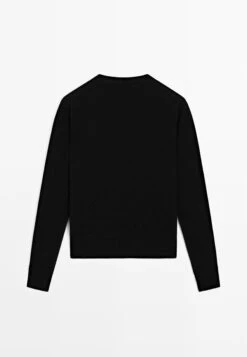 Massimo Dutti V-NECK - Jumper - Black -Massimo Dutti Shop 98785661e5634e66b3be8f46bb9b2066
