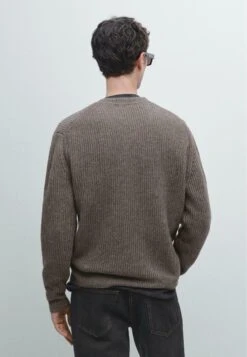 Massimo Dutti CREW NECK SWEATER - Jumper - Sand -Massimo Dutti Shop 9886d11d013b4bfc917f8317271840cb