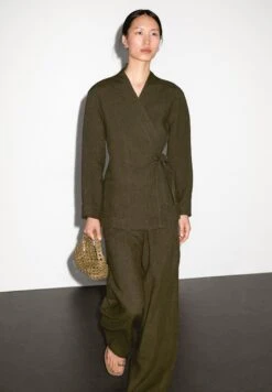 Massimo Dutti STRAIGHT-LEG - Trousers - Dark Green 12 Massimo Dutti STRAIGHT-LEG - Trousers - Dark Green -Massimo Dutti Shop 98e5ca774c2244f2bb02be45a53230b4