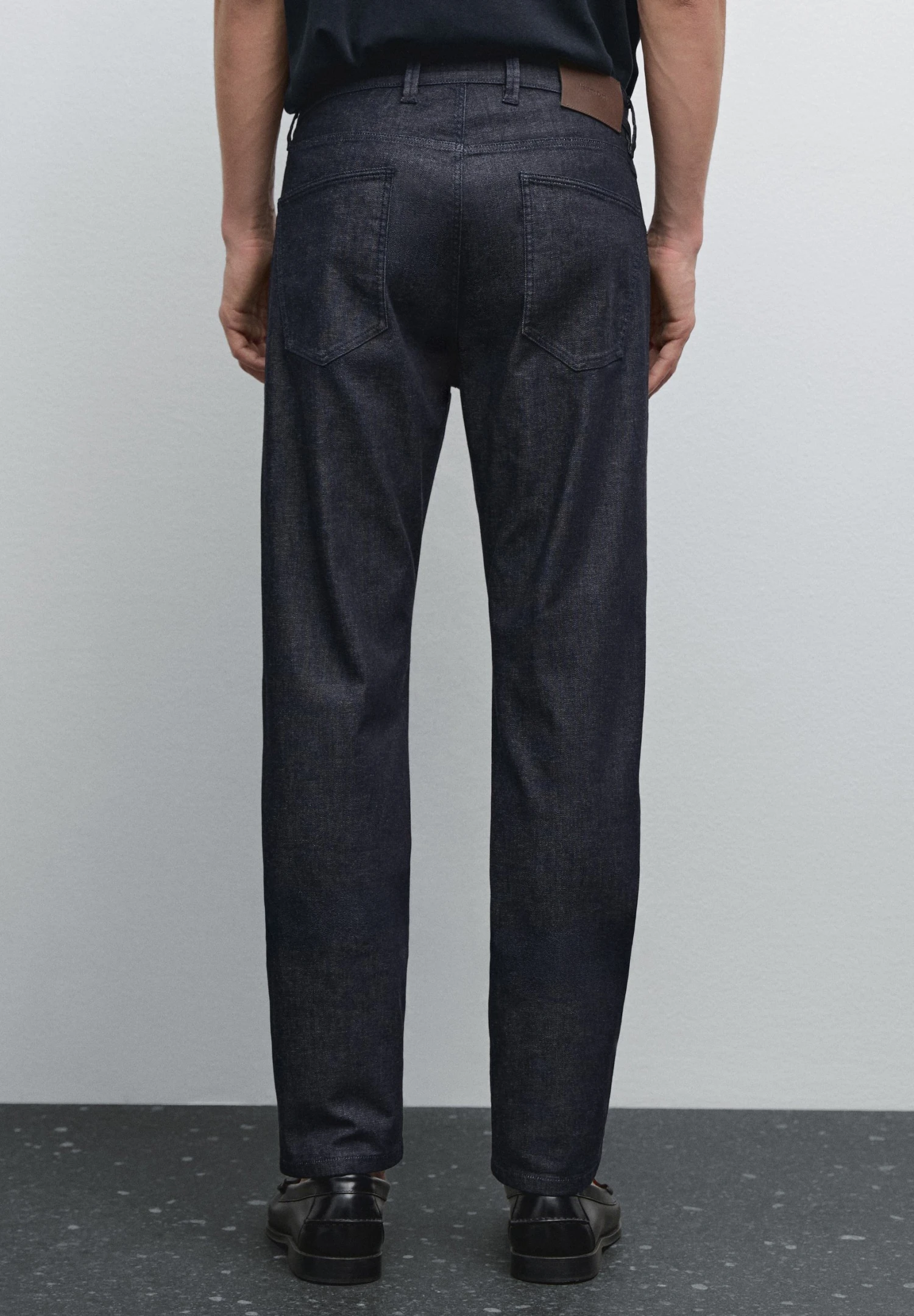 Massimo Dutti LIGHTWEIGHT SLIM FIT - Slim Fit Jeans - Dark Blue 5 Massimo Dutti LIGHTWEIGHT SLIM FIT - Slim Fit Jeans - Dark Blue - Image 3