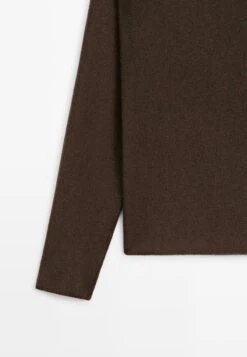 Massimo Dutti BOAT NECK WITH RAGLAN SLEEVE - Jumper - Dark Brown -Massimo Dutti Shop 9936f788e7054fa899d71aaaf46fb9ec