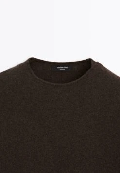 Massimo Dutti LAYERED LONG SLEEVE - Cardigan - Mottled Dark Brown -Massimo Dutti Shop 9973a3574625477195edac8672e63ef9