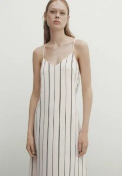 Massimo Dutti Striped Flowing Strappy Midi - Maxi Dress -Massimo Dutti Shop 99849e5ce56b4a76b3538b5bdffbea1f