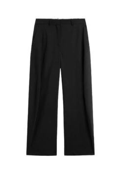 Massimo Dutti WIDE-LEG WITH SIDE POCKETS - Trousers - Black -Massimo Dutti Shop 998986c4757e4b18b84fd3f6f2501c91