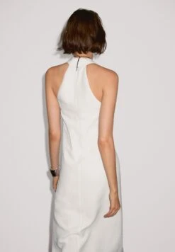 Massimo Dutti LONG FLOUNCE V-NECK - Day Dress - White -Massimo Dutti Shop 99b785a44dc749f09b033d3fe43ae6a0