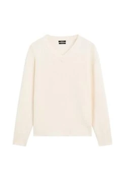 Massimo Dutti OVERSIZE V-NECK WITH LONG SLEEVE - Jumper - Beige -Massimo Dutti Shop 99c4d8d25e6345988e9790e6ab7ff8de