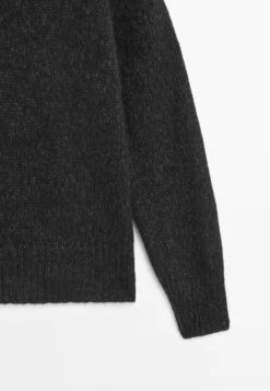 Massimo Dutti V-NECK KNIT SWEATER - Jumper - Dark Grey -Massimo Dutti Shop 99c882f95ab241eb935ccf60e8cc5dd8