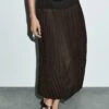 Massimo Dutti PLEATED MIDI - A-line Skirt - Dark Brown 1 Massimo Dutti PLEATED MIDI - A-line Skirt - Dark Brown -Massimo Dutti Shop 99d1023d35514250b36bf9b38e73647a