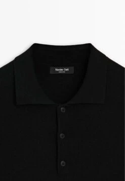 Massimo Dutti LONG SLEEVE POLO COLLAR - Jumper - Black 20 Massimo Dutti LONG SLEEVE POLO COLLAR - Jumper - Black -Massimo Dutti Shop 99e201fdfb184bfcbd972d89b9277f28