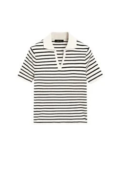 Massimo Dutti STRIPED JOHNNY COLLAR - Polo Shirt - White 18 Massimo Dutti STRIPED JOHNNY COLLAR - Polo Shirt - White -Massimo Dutti Shop 99fc74e049bb4de4a35fe5cd521fecbe