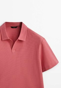 Massimo Dutti Polo Shirt - Pink -Massimo Dutti Shop 9a13d5a51bd94471ad15762b0f0e9f3a