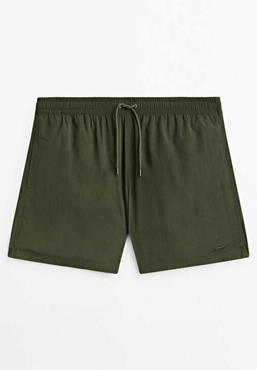 Massimo Dutti Swimming Trunks - Khaki 9 Massimo Dutti Swimming Trunks - Khaki - Image 7