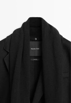 Massimo Dutti LAPEL COLLAR WITH DETACHABLE SCARF - Blazer - Black -Massimo Dutti Shop 9a47976677d54fd6b88955b2d4b41a11
