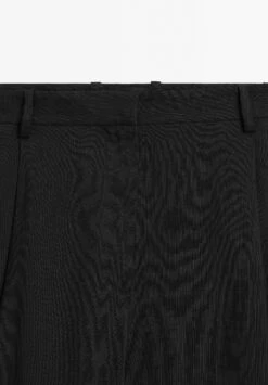 Massimo Dutti FLOWING MID-WAIST WITH DARTS - Trousers - Black -Massimo Dutti Shop 9a7225330f9d43ee97c35de7eca6efff