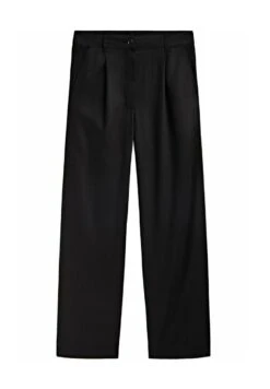 Massimo Dutti Flowing With Darts - Trousers - Black -Massimo Dutti Shop 9a854bc733184ffcaab04c2084e81bec