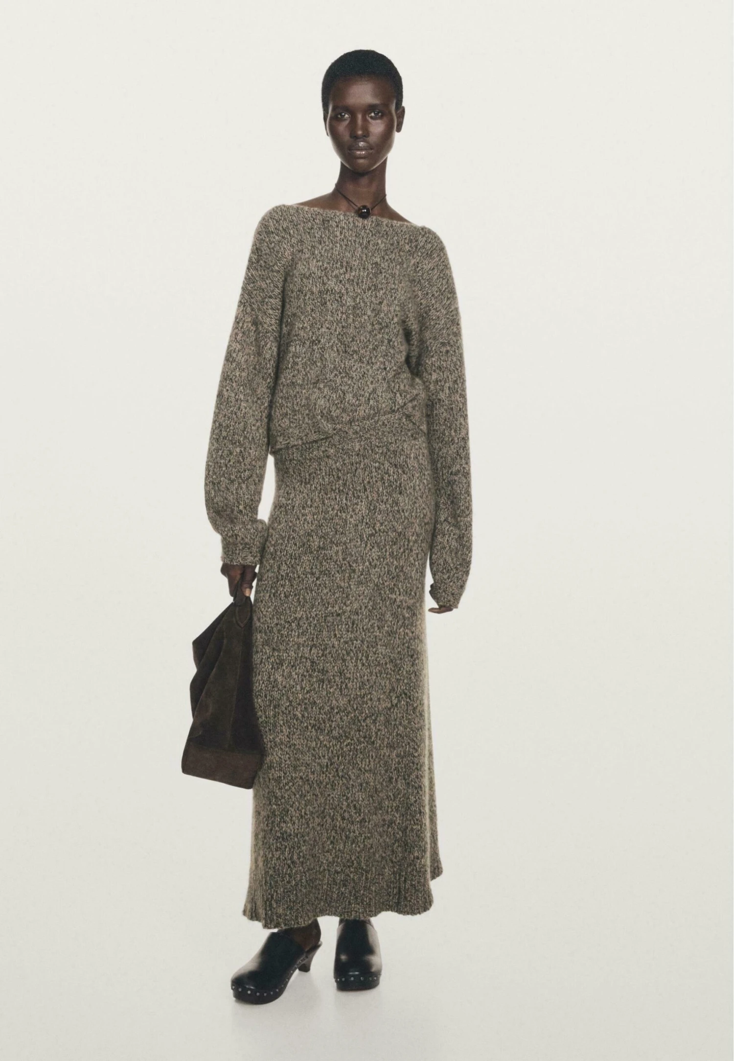 Massimo Dutti BOAT NECK LONG SLEEVE - Jumper - Light Brown 7 Massimo Dutti BOAT NECK LONG SLEEVE - Jumper - Light Brown - Image 5