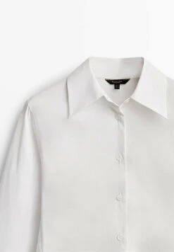 Massimo Dutti Poplin - Button-Down Blouse -Massimo Dutti Shop 9b0e0d555e584f21968b4ebcf63e2b12