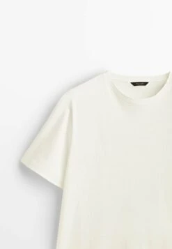 Massimo Dutti KurzärmeligesAus Reiner- Basic T-Shirt - Beige 11 Massimo Dutti KurzärmeligesAus Reiner- Basic T-Shirt - Beige -Massimo Dutti Shop 9b1c5aaeb62449dfb74a5f4d67ca03b2