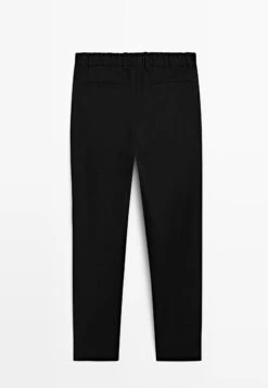 Massimo Dutti JOGGER FIT - Trousers - Black -Massimo Dutti Shop 9b657a06a46e44329c84d8cb3a27f4f7