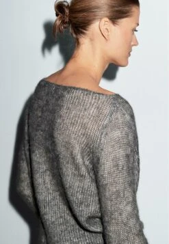 Massimo Dutti SHORT SWEATER - Jumper - Dark Grey -Massimo Dutti Shop 9bacc1742bea4f2a9a674af9e1fbe23a