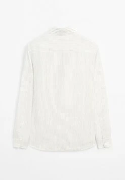Massimo Dutti STRIPED SLIM FIT GARMENT - Shirt - White -Massimo Dutti Shop 9bbbd9ac71ba4f5f9a2941a555c18f5e