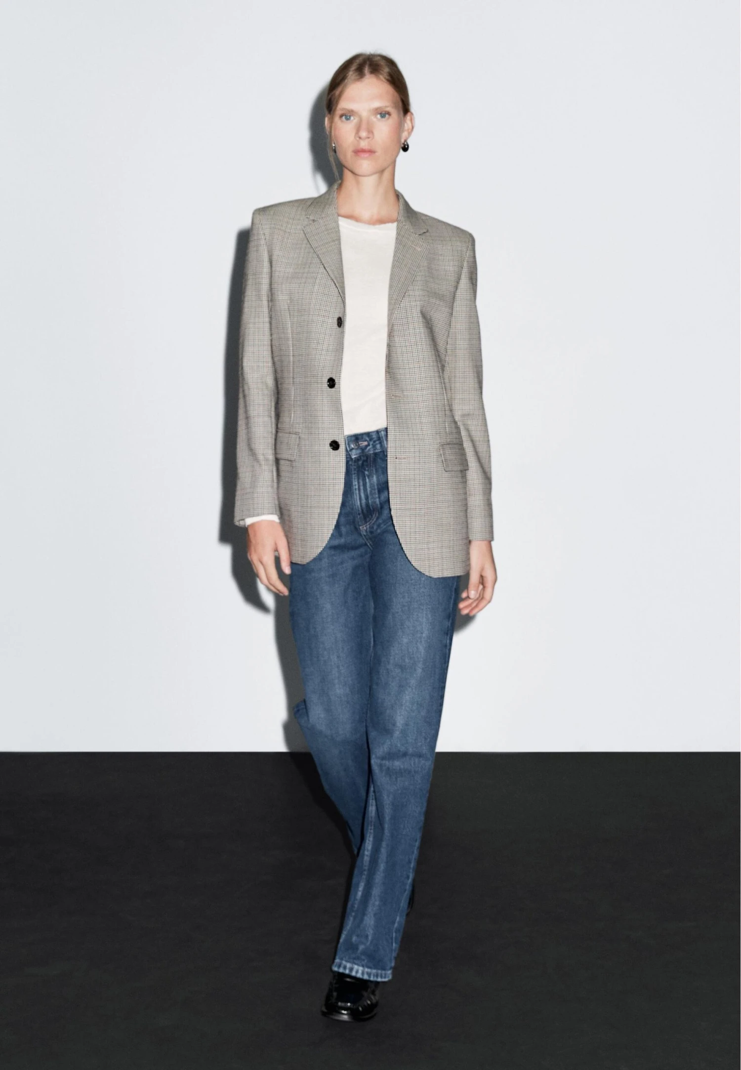 Massimo Dutti MID-RISE STRAIGHT-LEG - Straight Leg Jeans - Blue 5 Massimo Dutti MID-RISE STRAIGHT-LEG - Straight Leg Jeans - Blue - Image 3