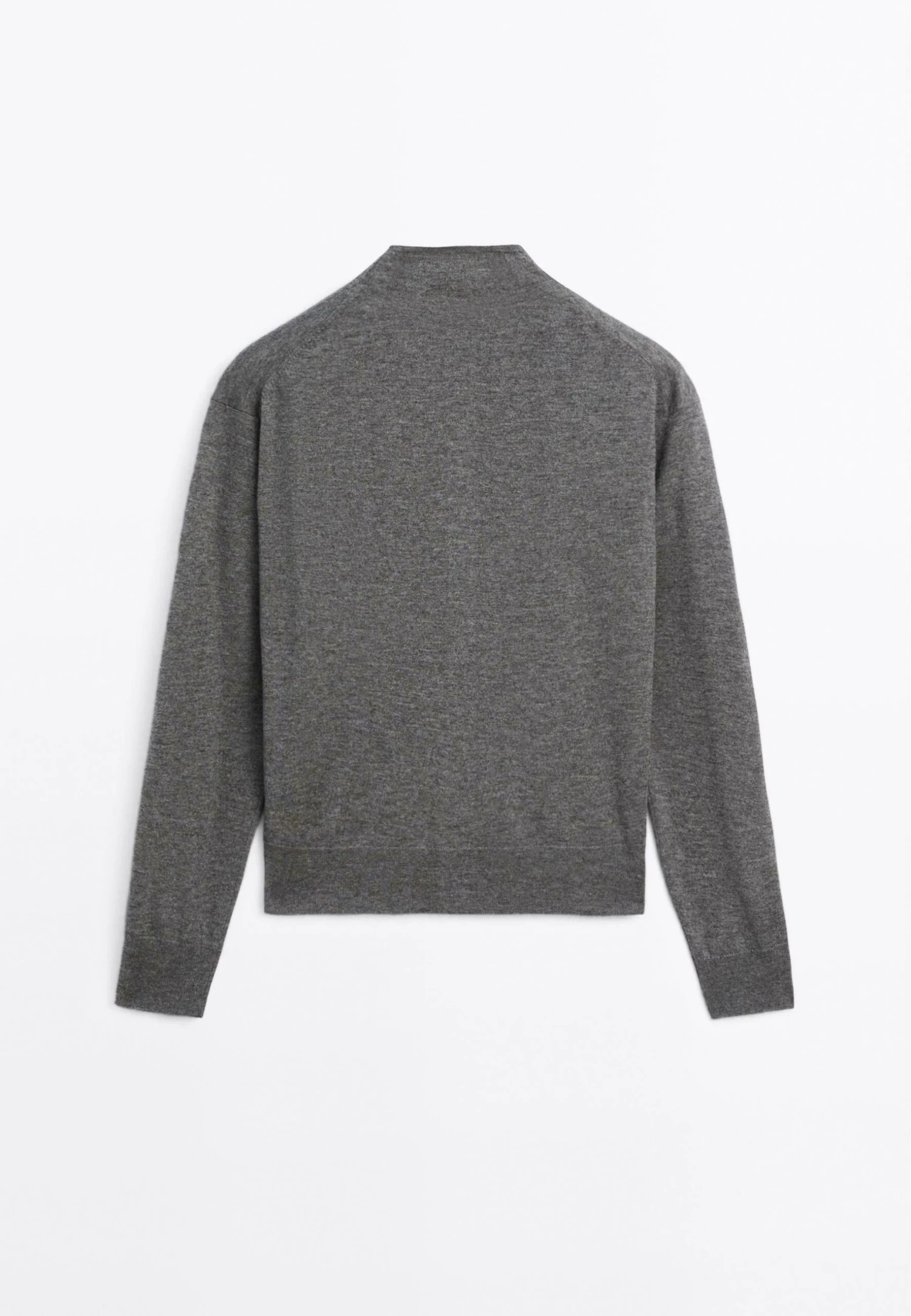 Massimo Dutti BUTTONED WITH MOCK TURTLENECK - Cardigan - Dark Grey 9 Massimo Dutti BUTTONED WITH MOCK TURTLENECK - Cardigan - Dark Grey - Image 7