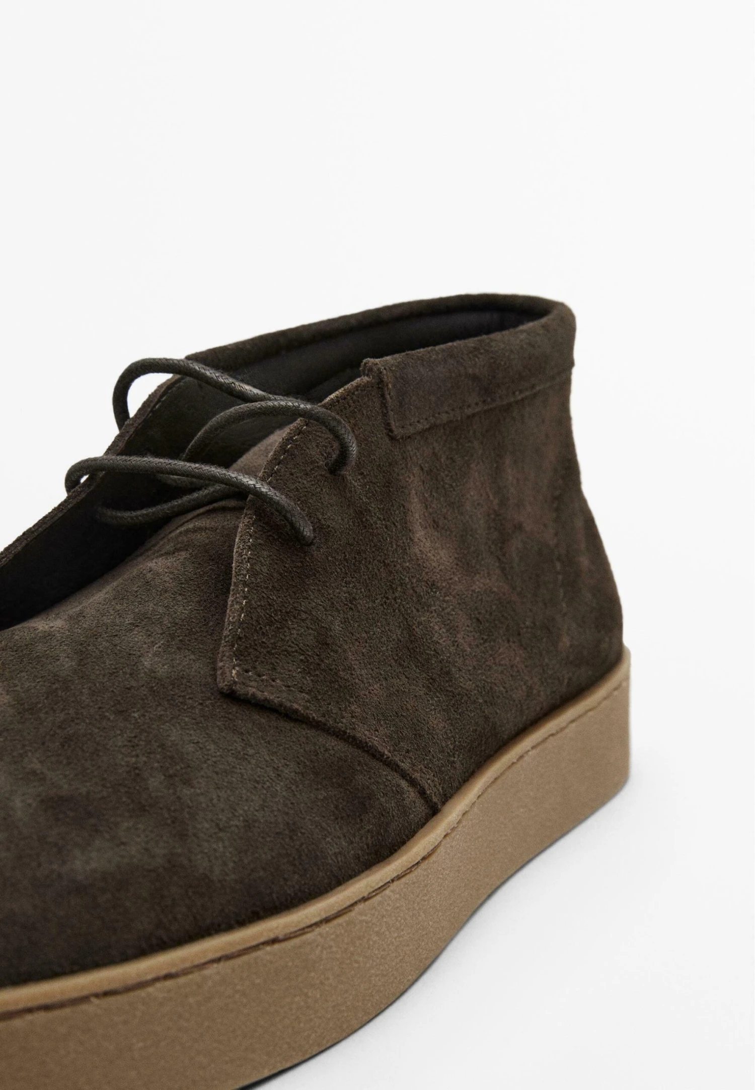 Massimo Dutti SOFT SPLIT - Lace-up Ankle Boots - Dark Brown 8 Massimo Dutti SOFT SPLIT - Lace-up Ankle Boots - Dark Brown - Image 6