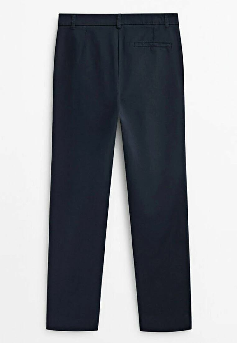 Massimo Dutti Slim Fit- Chinos - Dark Blue 8 Massimo Dutti Slim Fit- Chinos - Dark Blue - Image 6