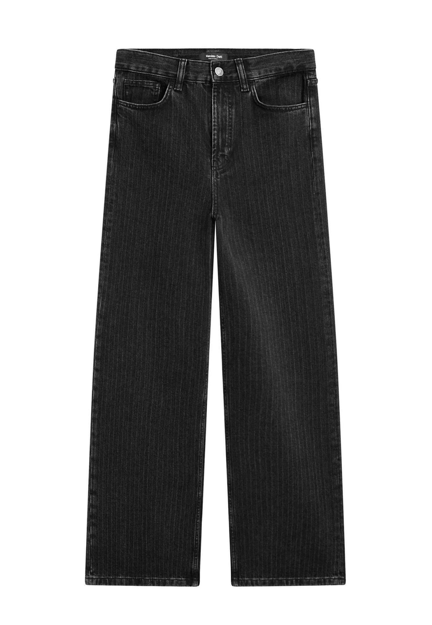 Massimo Dutti HIGH-RISE STRAIGHT - Relaxed Fit Jeans - Black Denim 7 Massimo Dutti HIGH-RISE STRAIGHT - Relaxed Fit Jeans - Black Denim - Image 5