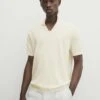 Massimo Dutti Milano Short Sleeve- Polo Shirt - Beige -Massimo Dutti Shop 9d11c028d76d494e9033a2e208d1576c