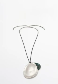 Massimo Dutti ALMOND - Necklace - Silver-coloured -Massimo Dutti Shop 9d3f0f5afffe497ca097524288b9ac71
