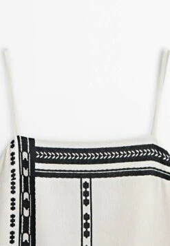 Massimo Dutti Strappy Midi With Latticework Detail - Day Dress - White -Massimo Dutti Shop 9d67952a2ff244838c80d10664da2f3c