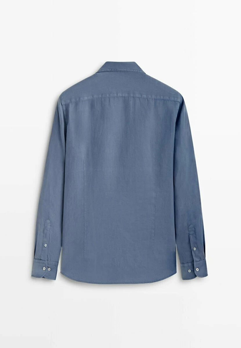 Massimo Dutti Shirt - Blue Grey 9 Massimo Dutti Shirt - Blue Grey - Image 7