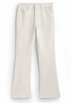 Massimo Dutti High-Waist - Bootcut Jeans - Beige -Massimo Dutti Shop 9de8ff9ee12b417db80f57bfc717fa1a