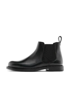 Massimo Dutti WITH ELASTIC GORES - Classic Ankle Boots - Black