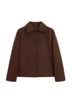 Massimo Dutti SHORT - Short Coat - Bordeaux -Massimo Dutti Shop 9e675bcbdf664f8d9d8796ef6923df64